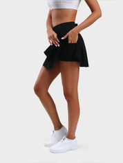 Momentum Black Skirt Shorts - MIOFAR